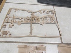 Tamiya Military Jeep Model Parts Tan Wheels Gas Cans Seats New