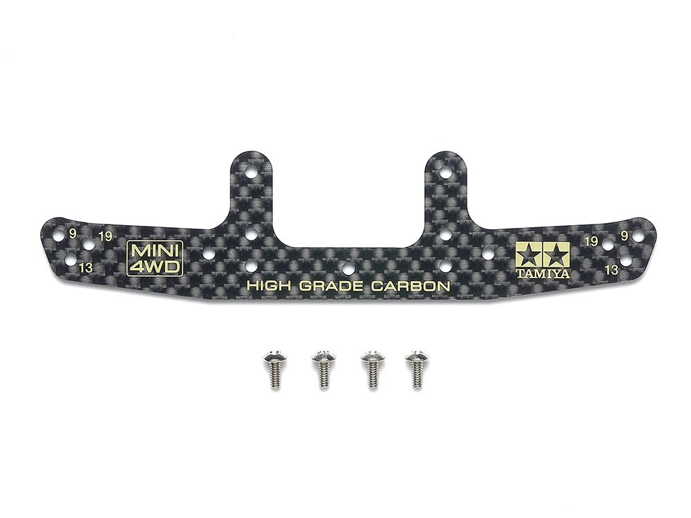 Tamiya MINI 4WD HG CARBON REAR BUMPER PLATE (1.5mm) 95693