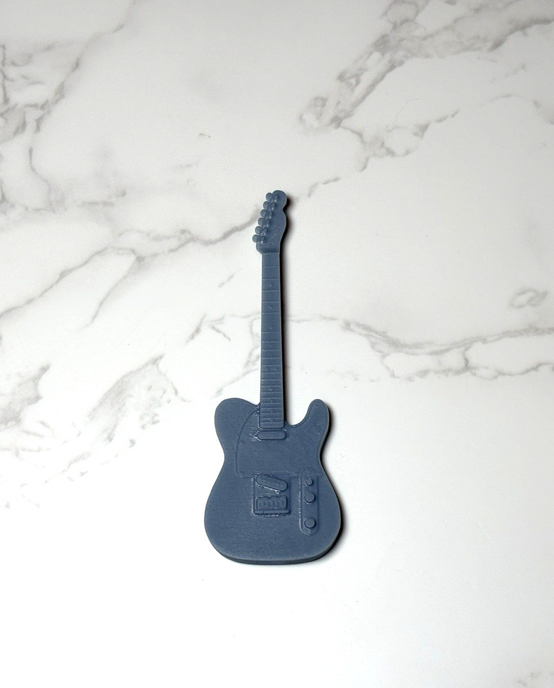 1/12 Scale Electric Telecaster Style Guitar For Model Car Dioramas Miniature