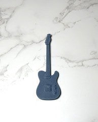1/12 Scale Electric Telecaster Style Guitar For Model Car Dioramas Miniature
