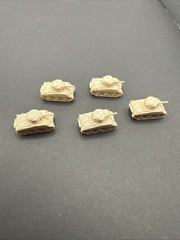 U.S. Army M4 Sherman Mini Tank, 3D Printed , 1/150 Scale, PLA Plus Beige/Tan