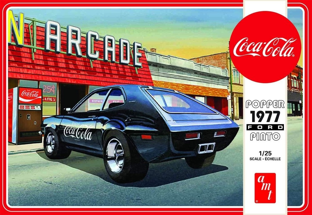 AMT Coca-Cola 1/25 Model Kit 77 Pinto 41 Plymouth 60 Ranchero NEW