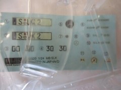 FUJIMI MERCEDES-BENZ SLK 230 1/24 OPENED AND PROFESSIONALLY STARTED