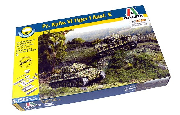 ITALERI Military Model 1/72 Pz. Kpfw. VI Tiger I Ausf. E Scale Hobby 7505 T7505