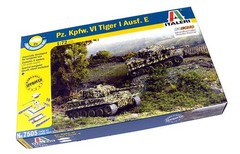 ITALERI Military Model 1/72 Pz. Kpfw. VI Tiger I Ausf. E Scale Hobby 7505 T7505