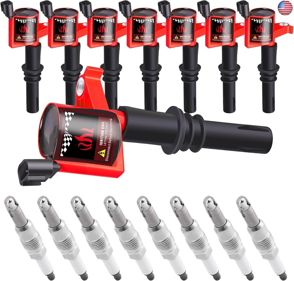 B4B BANG 4 BUCK Set of 8 Ignition Coil Pack DG511 & Spark Plugs SP546 SP515