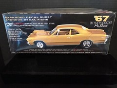 AMT 876M/12 ‘67 CHEVELLE PRO STREET MODEL KIT-NIB-1/25 SCALE