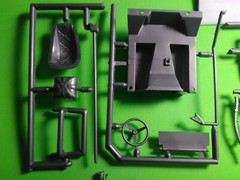 1976 Chevy Vega Funny Car Dragster 1/25 frame chassis axle rear end roll cage