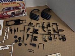 RARE VTG MPC WARLORD CHEVY CAMARO FUNNY CAR # 1-2703-225 ISSUED 1972 COMPLETE