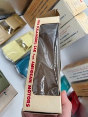 7 NOS Johan 1968 AMC Javelin SST Dealer Promo Cars w/ Original Boxes & CASE BOX