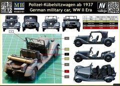 Master Box 35101 Polizei-Kuebelsitzwagen ab 1937German military car WWIIera 1/35