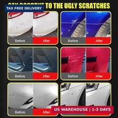 Boulder Gray Pearl(KBY) for Nissan Touch Up Paint Pen, 2 in 1 Car Scratch Remove
