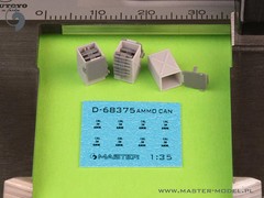 Master 1/35 US 50 Round Ammo Cans for 0.50cal Browning M2 OPEN GM-35-071