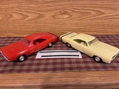 1969 DODGE CHARGER 1968 CORONET R/T “J-Kraft” PROMO CAR MODEL DECAL SHEET 1:25