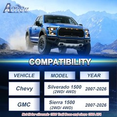 2 Inches Front Leveling Kit Compatible with 2007-2026 Chevy Silverado 1500/GMC