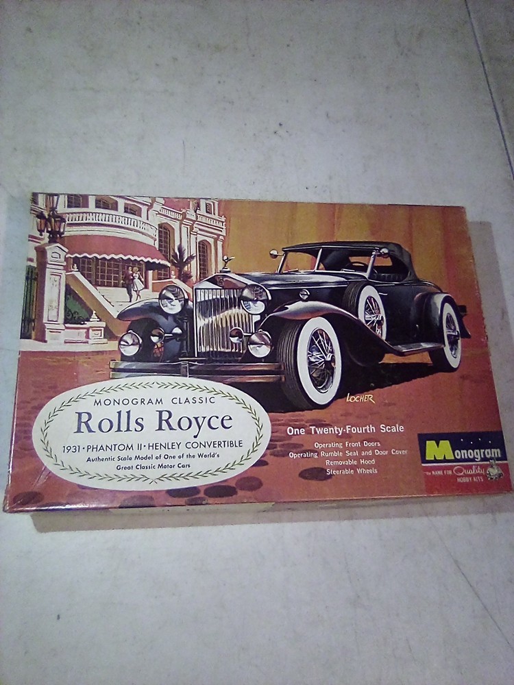 A3C Monogram 1:24 #PC109-300 Rolls Royce 1931 Phantom II Henley Convertible Kit