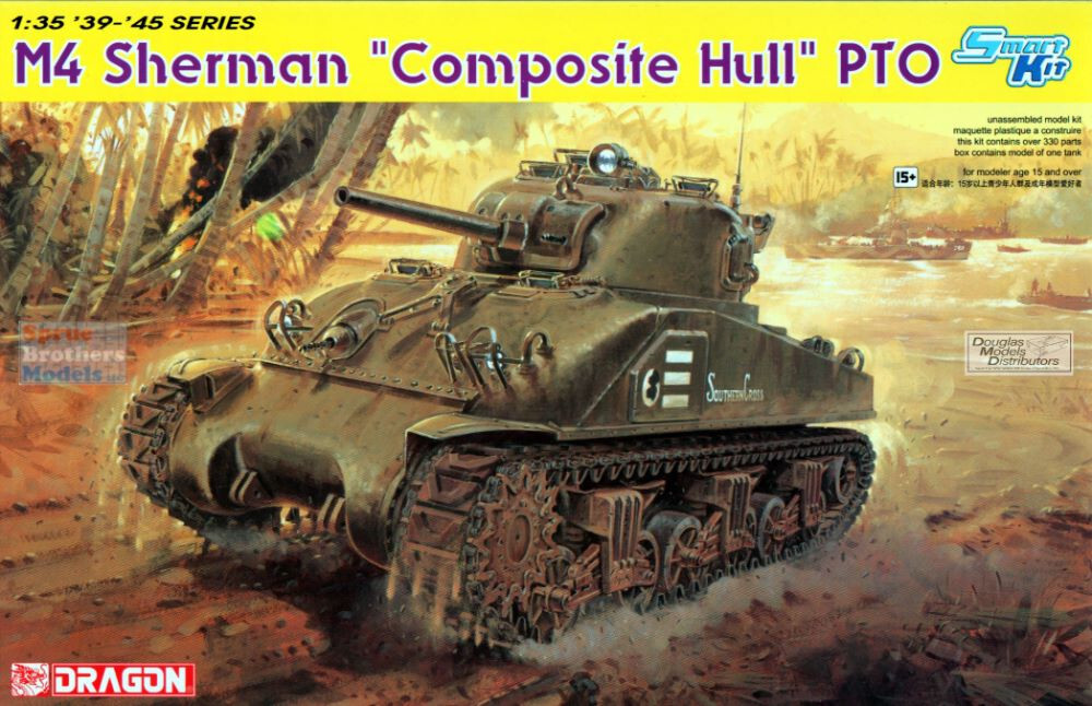 DML6740 1:35 Dragon M4 Sherman “Composite Hull” ~ Smart Kit