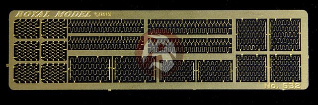Royal Model 1/35 Seat Springs for Jeep & Other Vehicles [Photo-etch Detail] 632