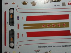 Mongoose Cuda 1969 Barracuda Funny Car 1/25 Tom McEwen Waterslide Decal Sheet
