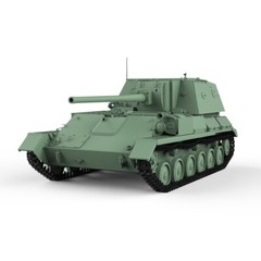 SSMODEL 1:350 Military Model Kit Soviet SU-85A 85mm D-5S Tank Destroyer