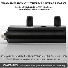 Chaofei Automatic Transmission Fluid Thermal Bypass Valve Compatible 2015 2016