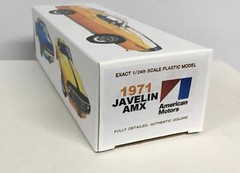 New 1971 AMC Javelin and AMX Custom Made Dealer Promo Model BOX ONLY..NO CAR