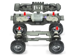 TAMIYA Model Mini 4WD Racing Car 1/32 FUN-VROOM (EZ CHASSIS) 19024