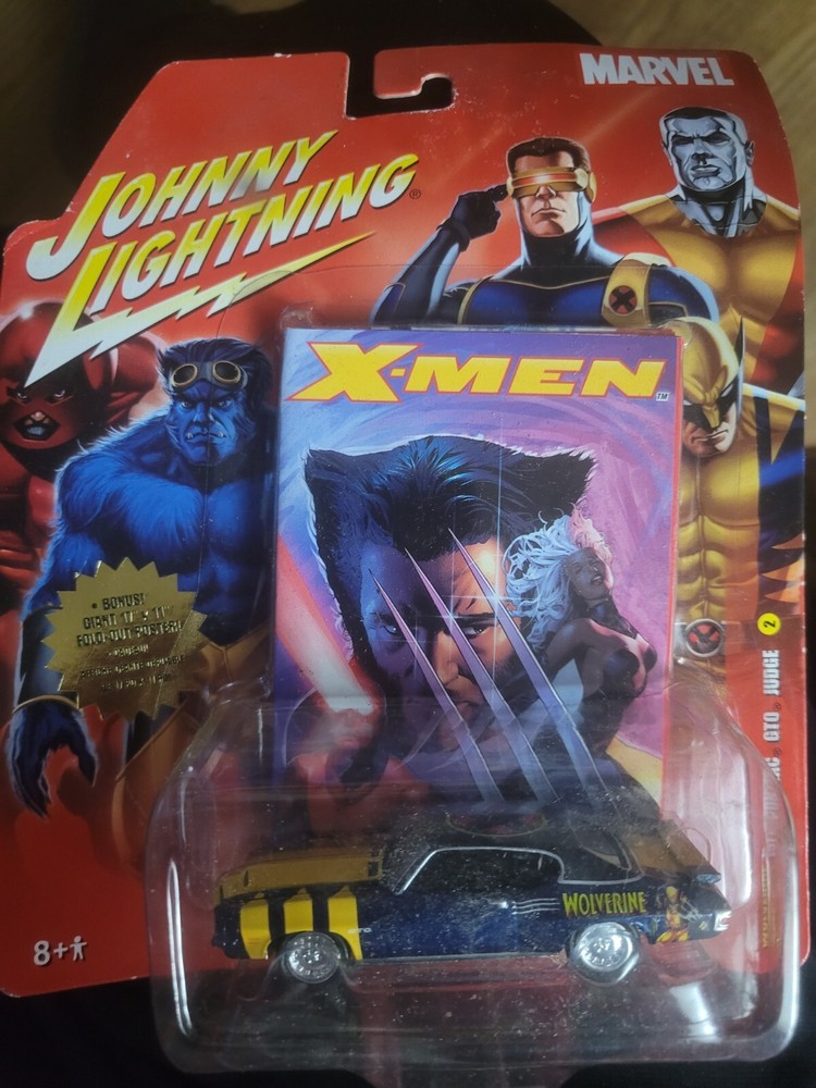 2006 JOHNNY LIGHTNING X-MEN WOLVERINE 1971 PONTIAC GTO JUDGE #2 SEE PHOTOS