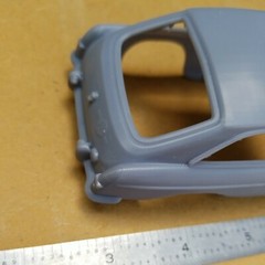 ABS-LIKE RESIN 3D PRINTED 1/25 1965 MG MGB GT, MGB-GT COUPE BODY