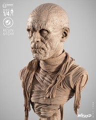 The Mummy Bust model kit unassembled unpainted see Description