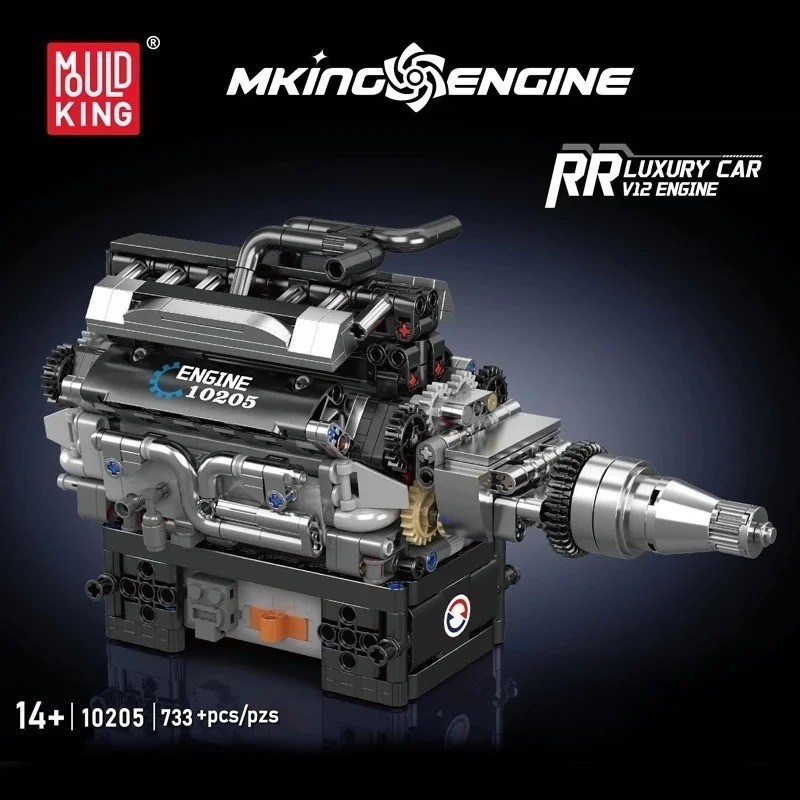 RR V12 Engine Kits That Runs, Build Your Own Combustion Engine, Model V8 Engine