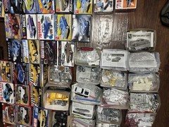 JUNK Lot Model Cars Revell MPC AMT 1/25 Scale Plastic 57ish Open Boxes & Bags