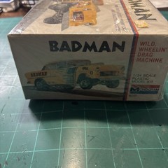 RARE Monogram Badman 1:24 Plastic Model Kit #6747 Factory Sealed 1973 Issue.