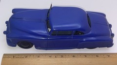 1950 Pontiac Chieftain Wind-Up BO Headlights MARX 1/20 Blue VF-XLNT
