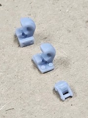 ABS-LIKE RESIN 3D PRINTED 1/25 PINTLE HITCH – HOOK SET