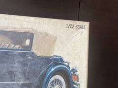 Vintage Gabriel Metal Model Kit 1/22 Scale Packard Dietrich