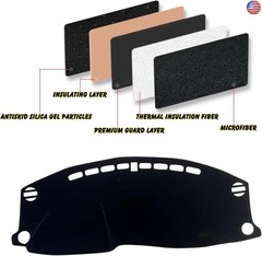 Dashboard Dash Board Cover Mat Pad Carpet Non-Slip Custom Compatible with Honda