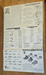 AMT Model Car Ford Model “T” Trophy Series Original Instruction Manual