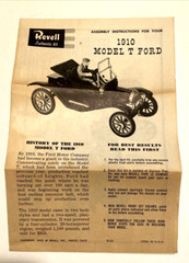 Antique Revell 1910 model “T” Ford Highway Pioneers Unbuilt HTF Rare, 1960 1/32