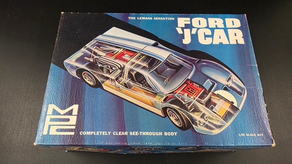 MPC FORD J CAR THE LEMANS SENSATION CLER BODY 1/25 T19