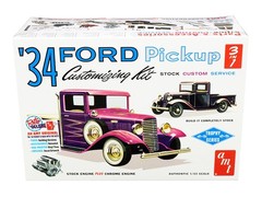 Skill 2 Model Kit 1934 Ford Pickup Truck 3 in 1 Kit “Trophy Series” 1/25 Scale