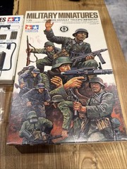 Lot Of 3. Vintage Tamiya 1/35 Military Miniatures Japanese Casualties, Weapons,