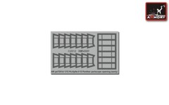 Pz.Kpfw.V Ausf.G Panther periscope openings (early) scale 1/72 Armory pe7251d