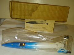 1970 BLUE FLAME GARY GABELICH SPEED RECORD RACER PROMO MODEL MINT IN BOX