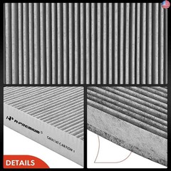Cabin Air Filter with Activated Carbon Compatible with Porsche 911