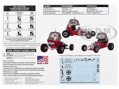 SKILL 2 MODEL KIT RED BARON SHOW ROD 1/24 SCALE BY ATLANTIS ALM-6740