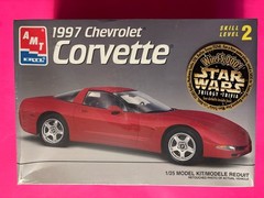 1997 CHEVROLET CORVETTE COUPE MODEL KIT AMT ERTL 1/25 SCALE NEW SEALED LOOK!!