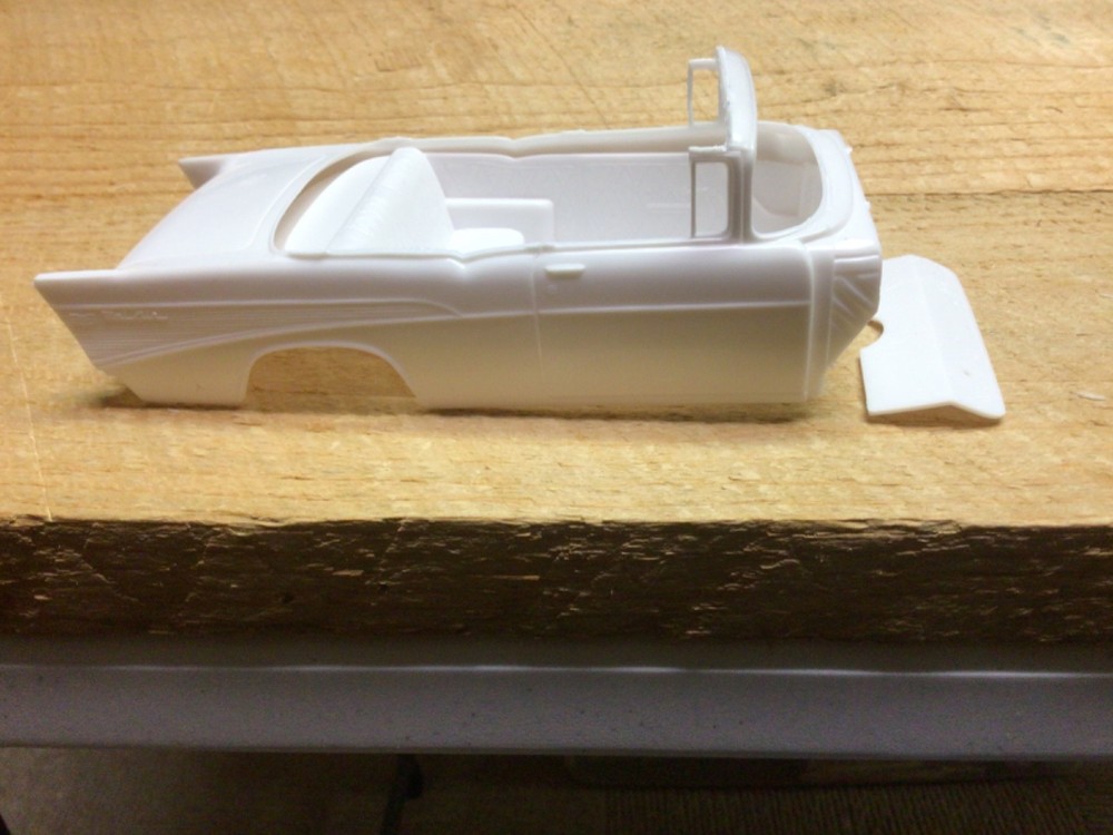 1957 Chevy Spirit Of ’57 Body, Int Cup, Firewall, 1/25 MPC. (Free USA Shipping)