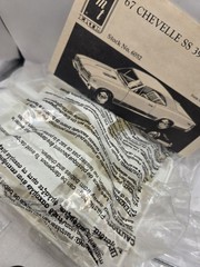 Vintage AMT ERTL 1967 Chevy Chevelle SS396 1:25 New Open Box MODEL KIT 6052