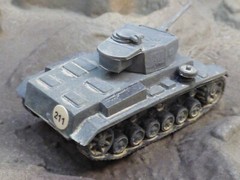 Roco Minitanks Pro Painted WWII German Panzer III Medium Tanks Lot #8496B©